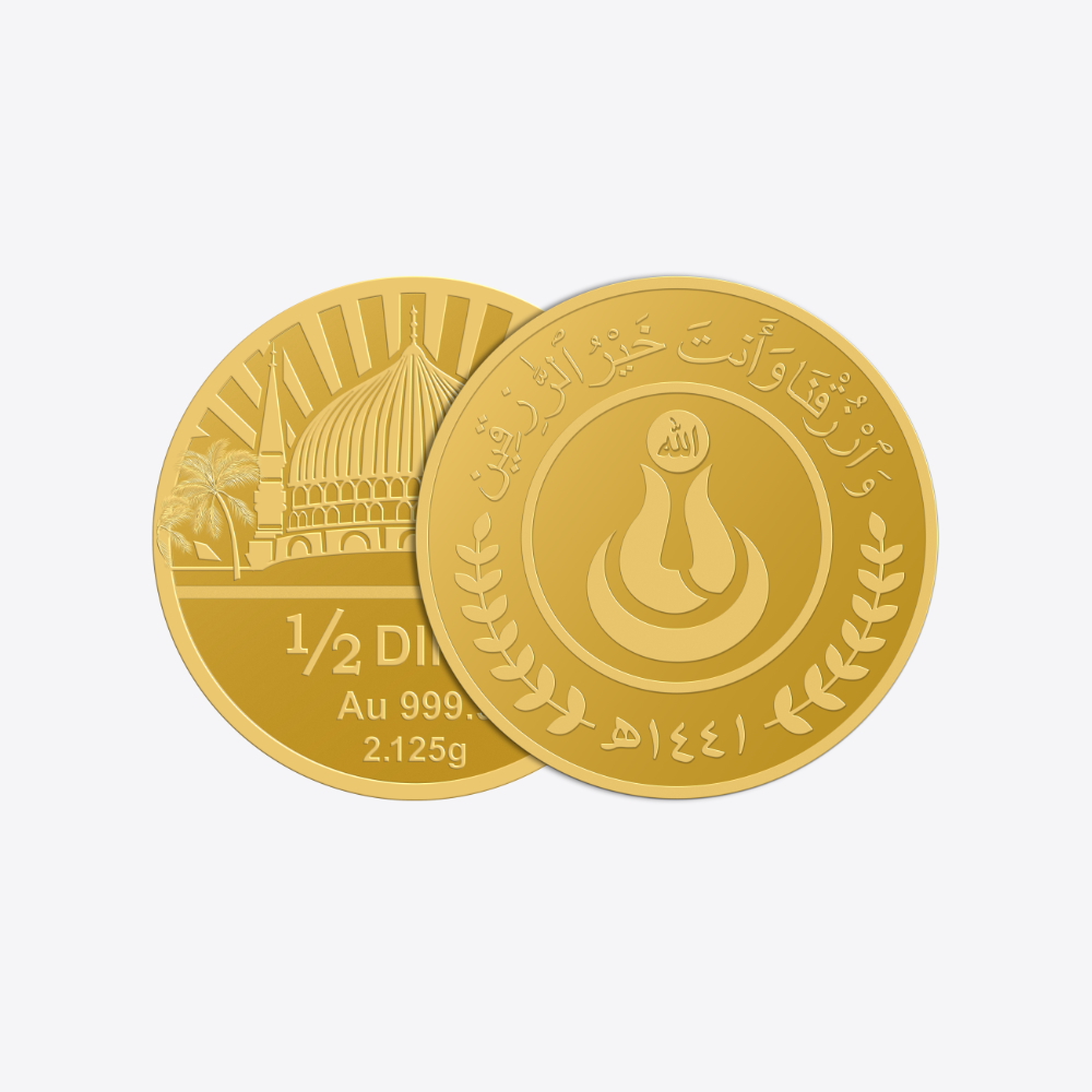 1⁄2 Dinar KR